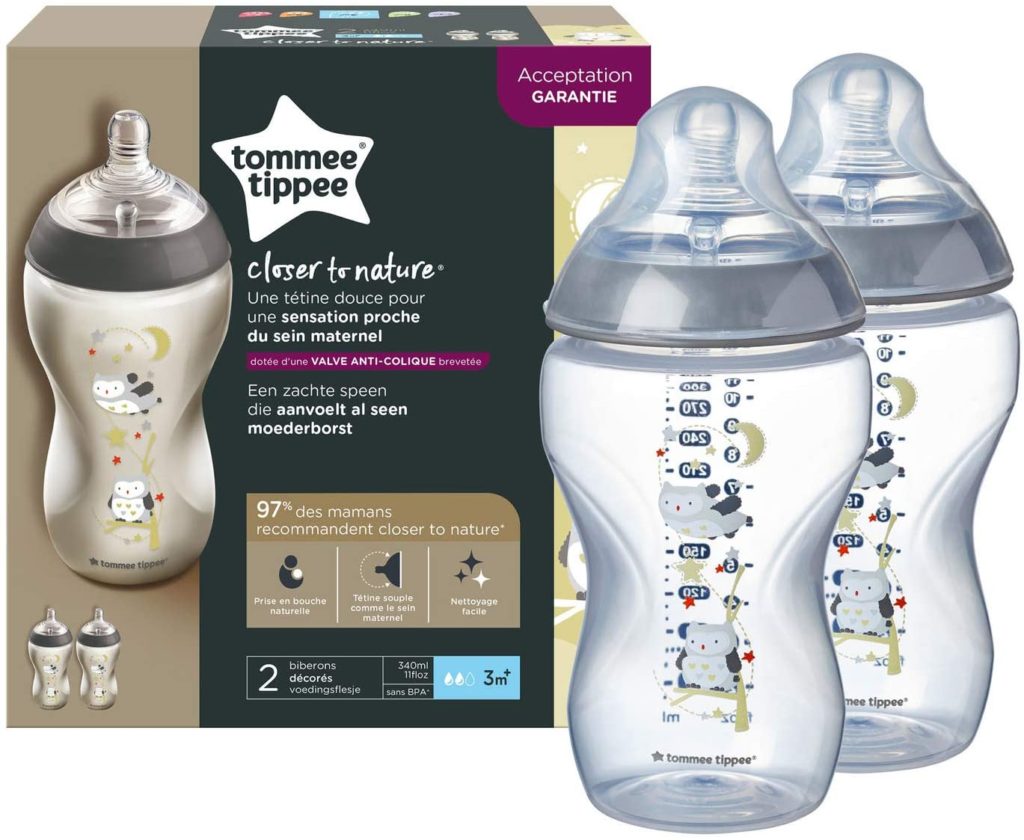 Tommee Tippee CTN 340ml Decorated BTL B - The Baby Shop