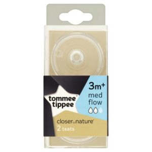 Tommee Tippee Ultra Teat Medium Flow 3M+