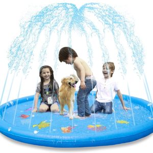 Water Sprinkler Mat Blue Ocean