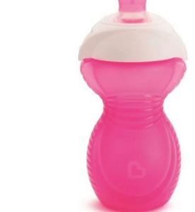 Munchkin 90z Flip Straw Cup 266ml [Pink]