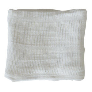 Snuggle Time Cellular Blanket Small [White]